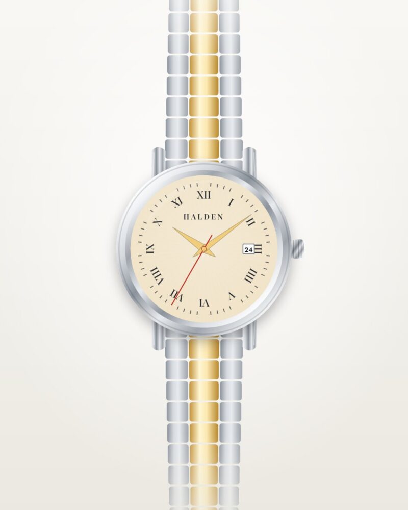 Halden Two-Tone Bracelet 30mm