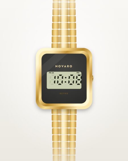 Novaro Retro Digital Gold