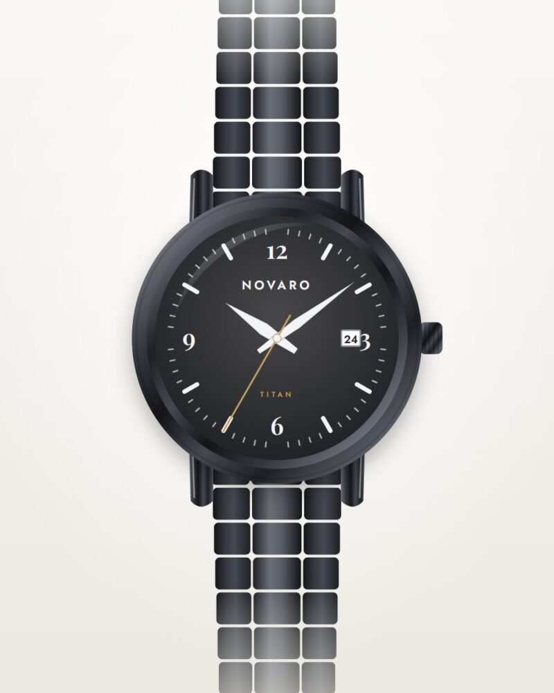 Novaro Titan All-Black 44mm