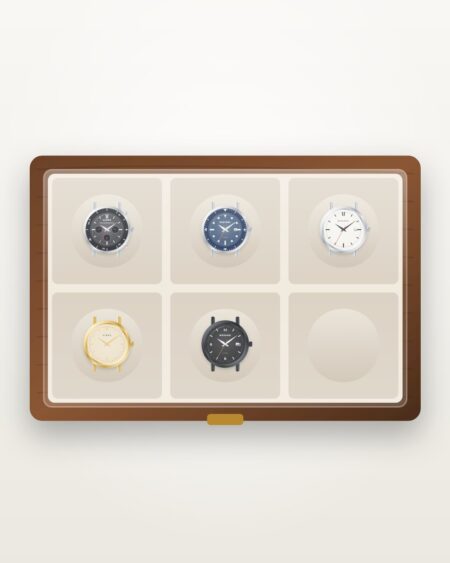 Orvik 6-Slot Watch Box