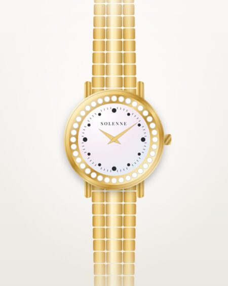Solenne Crystal Bracelet Watch 30mm