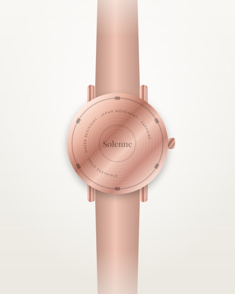 Solenne Rose Gold Mesh 32mm