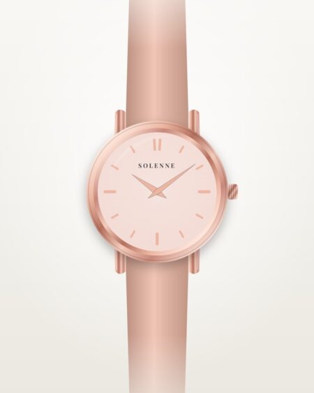 Solenne Rose Gold Mesh 32mm