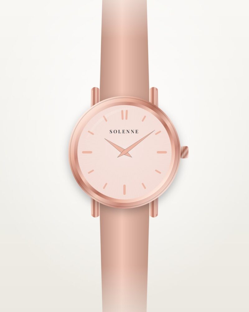 Solenne Rose Gold Mesh 32mm